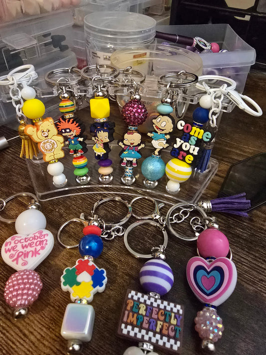 Beaded keychains